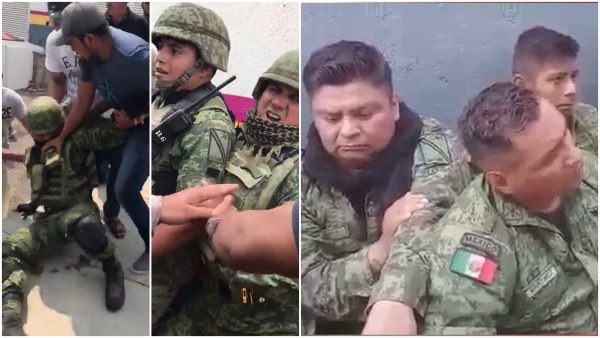 Resultado de imagen para retienen a militares en Michoacan
